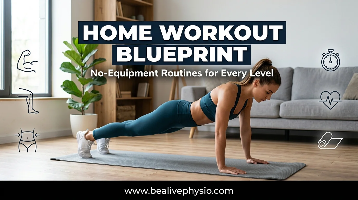 Home Workout Blueprint No-Equipment Routines for Every Level