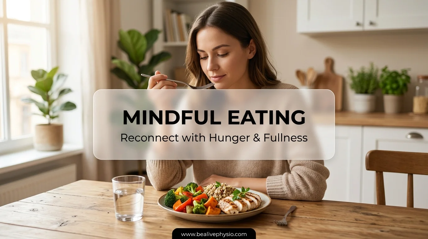 Mindful Eating 7 Practices to Reconnect with Hunger and Fullness