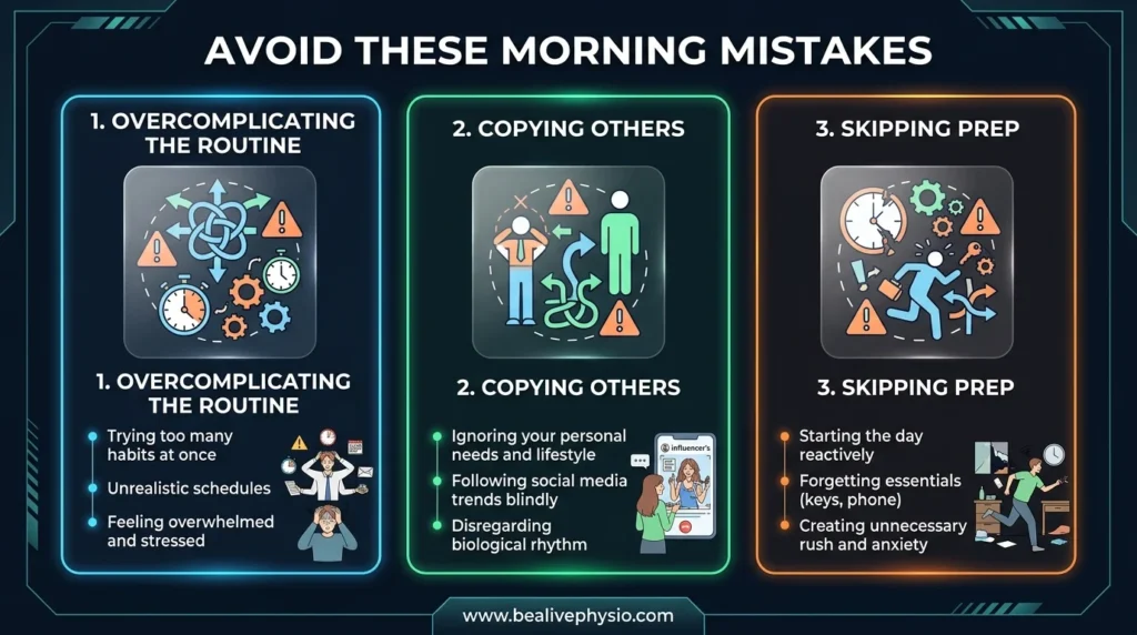 Morning Routine Mistakes